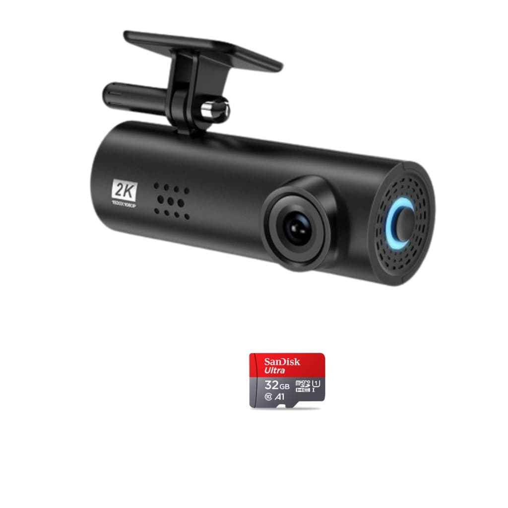 Câmera Veicular Para Carro Forte Black L9P 2K Infravermelho 32gb