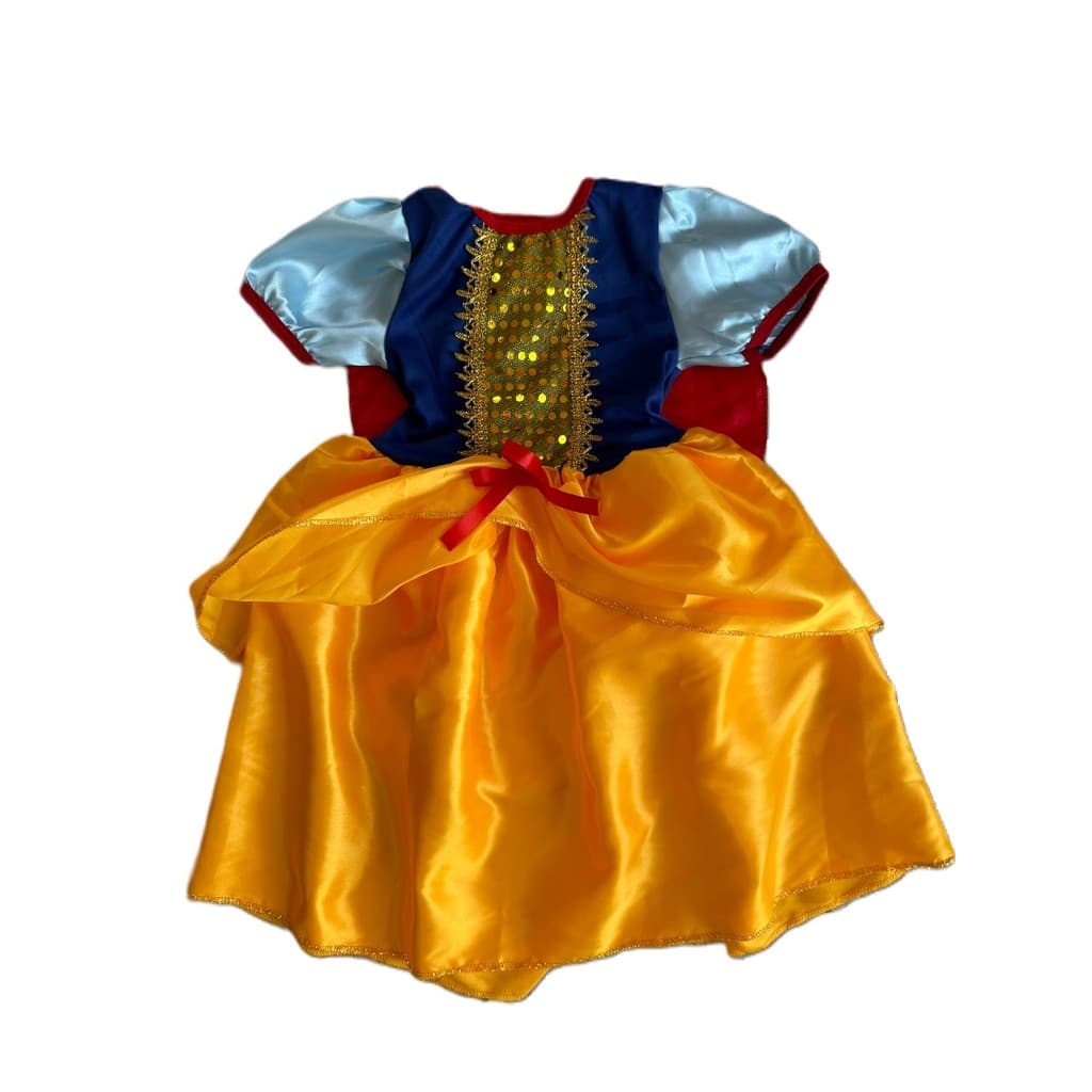 Fantasia infantil menina  da Branca de neve com capa