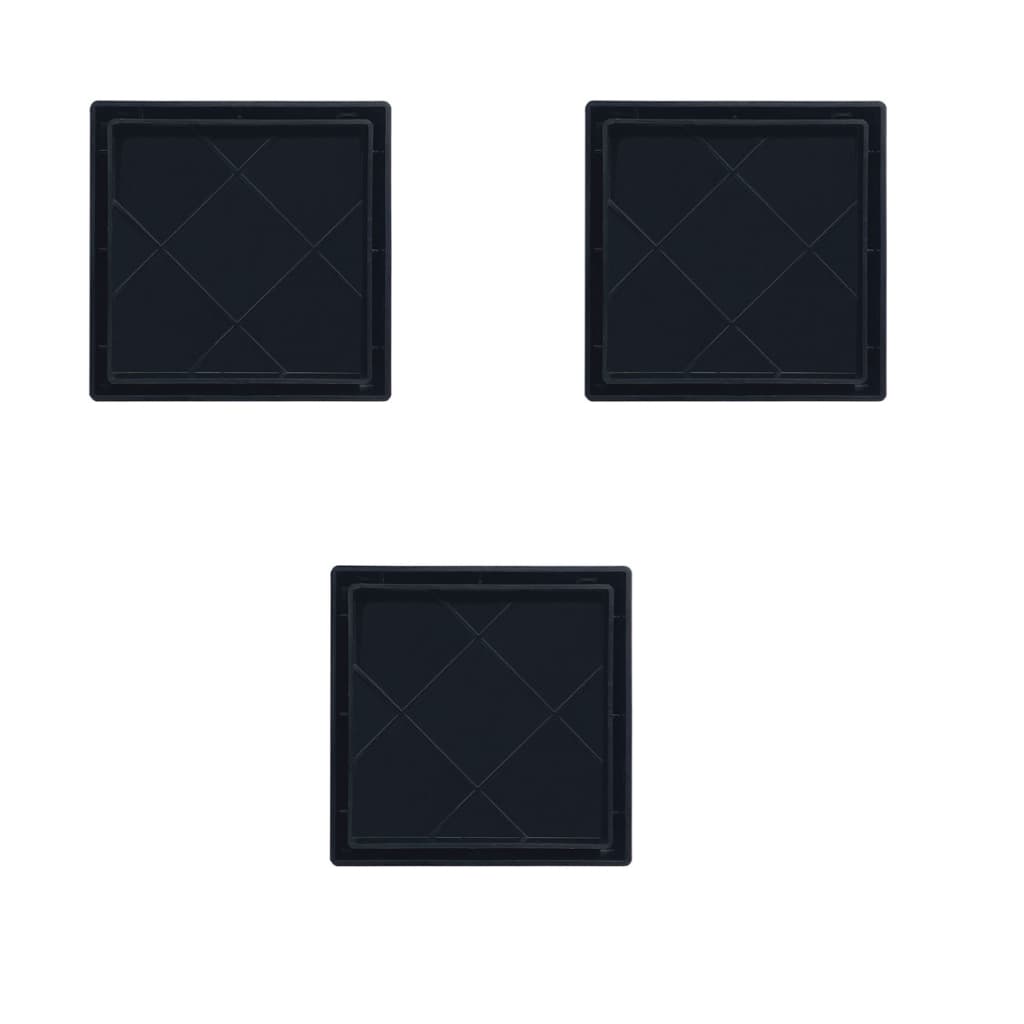 Kit de 3 Ralo 10x10 Oculto Seca Piso/porcelanato Inteligente Pretp