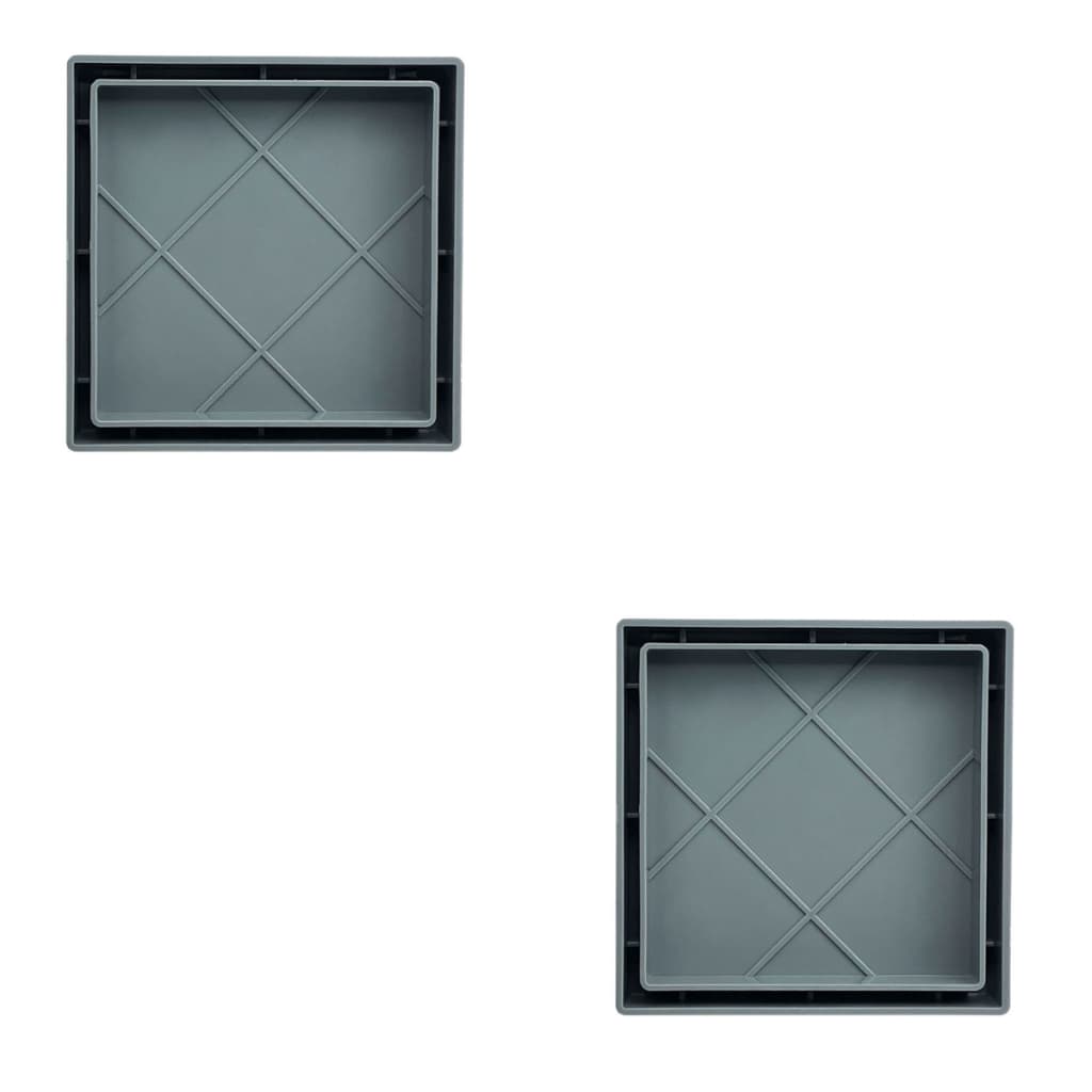 Kit 2 Ralo 10x10 Oculto Seca Piso/porcelanato Inteligente Cinza