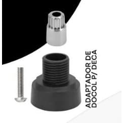 Kit Conversor Adaptador De Registro Docol X Deca Cromado