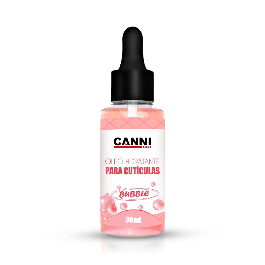 Óleo hidratante de cuticulas - cheirinho de chiclete - canni color 30ml