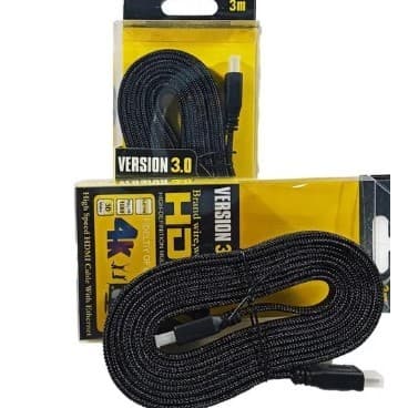 Cabo Hdmi HdTV Full Hd 4K 3D Alta definição Resolução Versão 3.0 /3 Metros