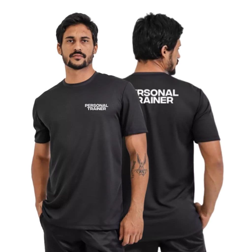 Camiseta Masculina Personal Trainer Dry Fit  Academia