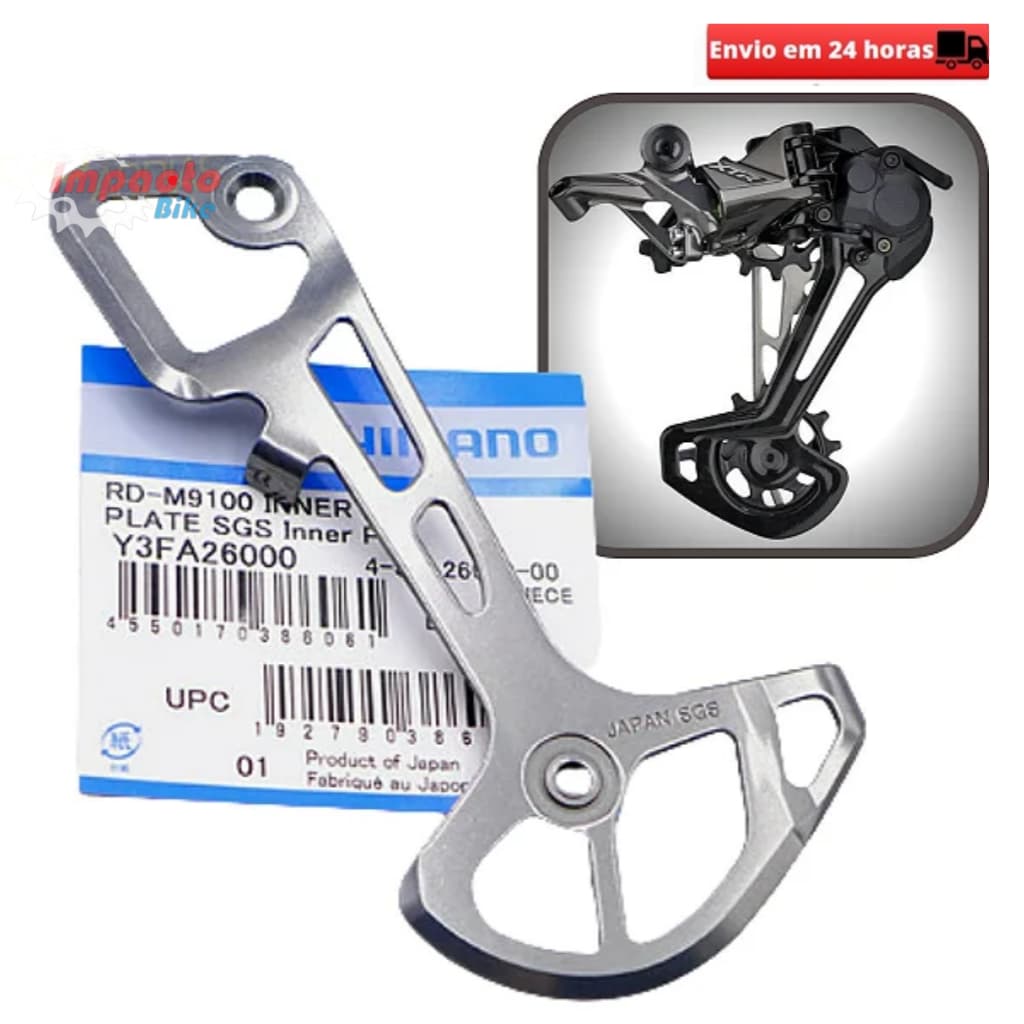 haste interna de cambio shimano rd-m9100 compativel com 5100/6100/7100/8100/9100 do deore ao xtr