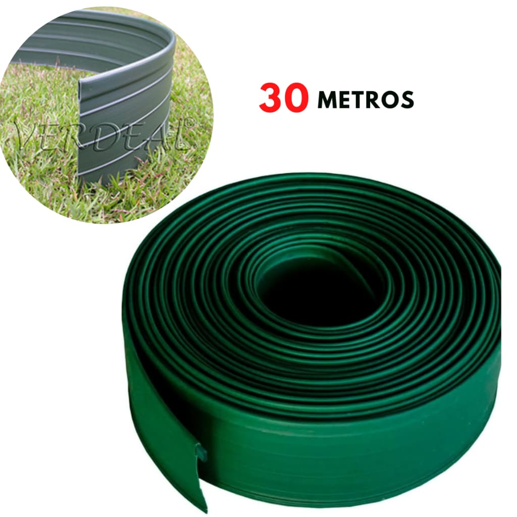 Limitador Separador De Grama Borda Fina - 30 Metros X 10 Cm