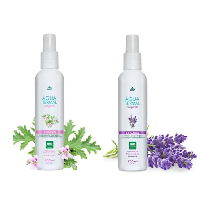 Kit Água Termal WNF Lavanda + Gerânio 200ml cada
