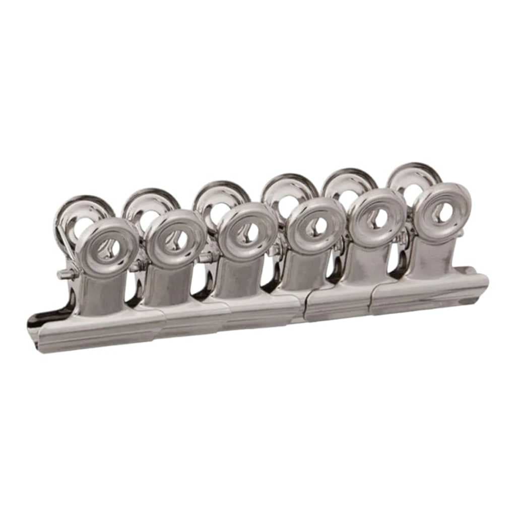 Kit com 12 ou 24  Presilhas Grampo de Metal Para Unhas Curvatura C Tamanho Pequeno