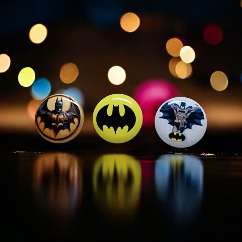 Kit com 12 Ímas de Geladeira Tema BATMAN !!! - Cozinha Moderna e Divertida