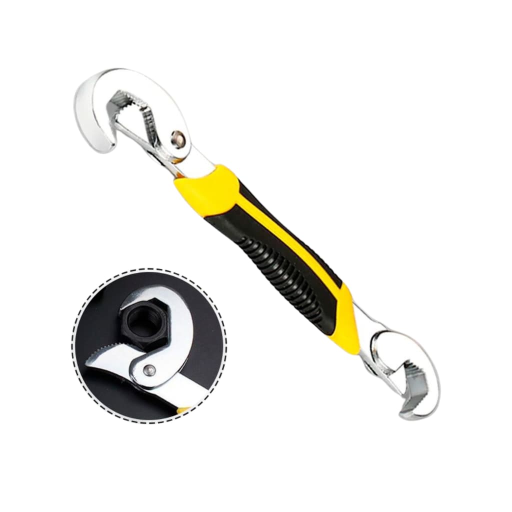Chave Universal Mágica Ajustável – Ideal para Parafusos, Porcas e Tubos de Todos os Tamanhos