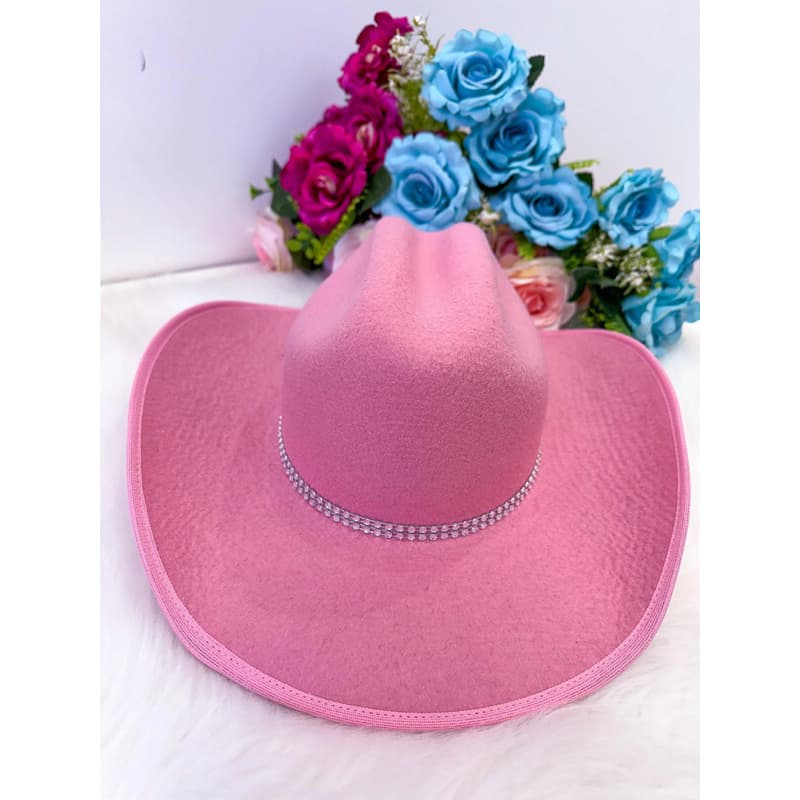 Chapeu/Chapéu Belli Preto Meninas Infantil Boiadeira Cowboy Rodeio Ana Castelo