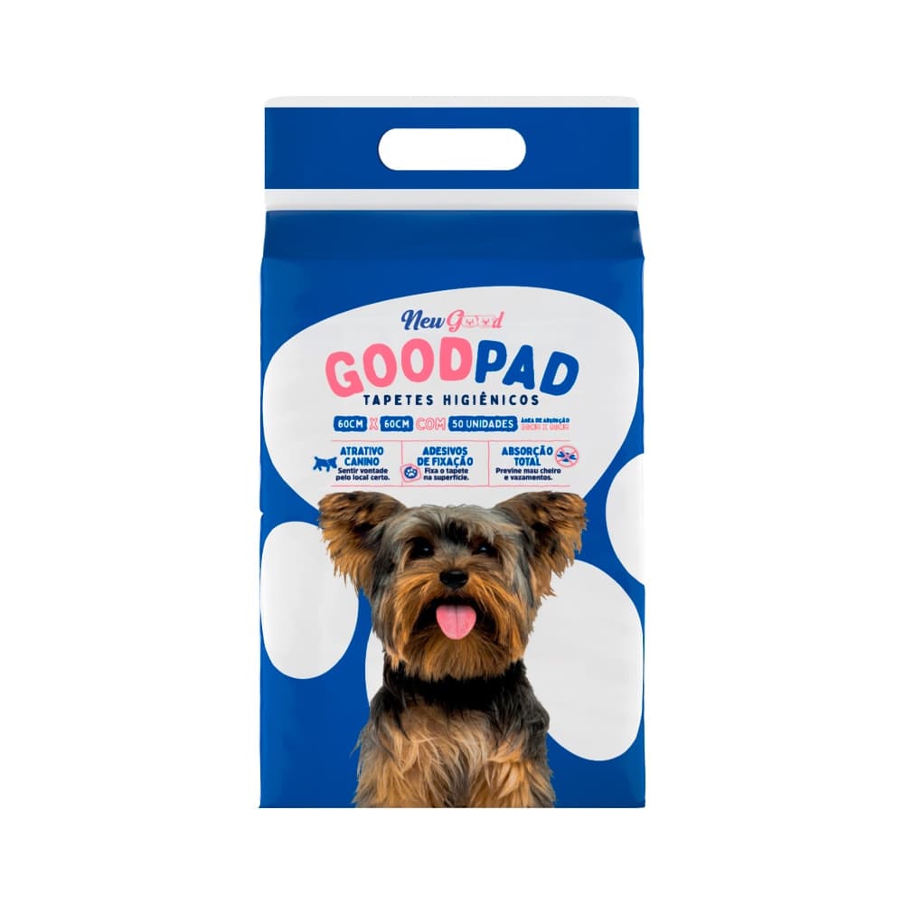 Tapete Higiênico Pet Like Good Pads Slim C/50 - 60x60 para Cães