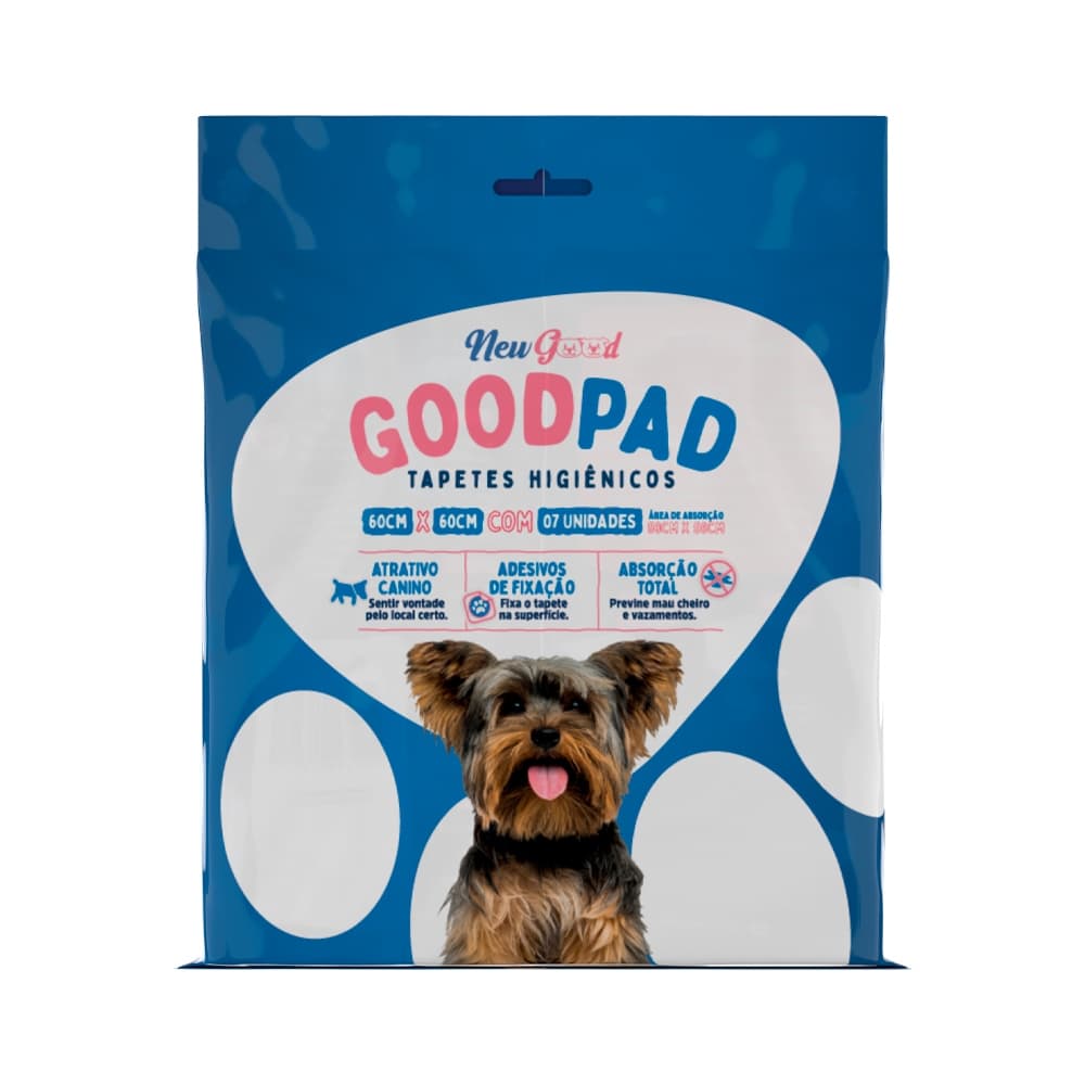 Tapete Higiênico Pet Like Good Pads Slim C/7 - 60x60 para Cães
