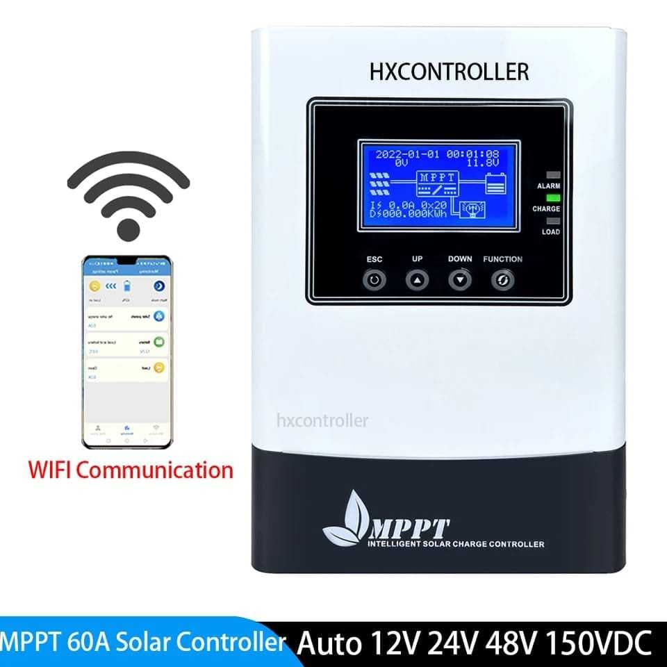 MPPT Controlador de Carga, Painel Solar, PV Regulador e Carregador, 40A, 12V, 24V, 36V, 48V, 230V DC