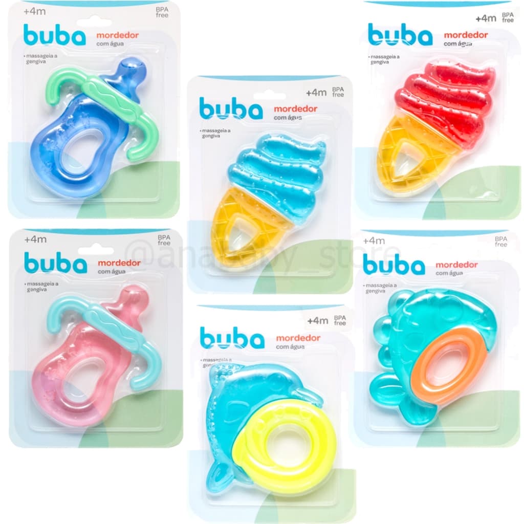 Mordedor de Água bebe  buba lançamento Mordedor Massageador Dente bebe infantil mordedor