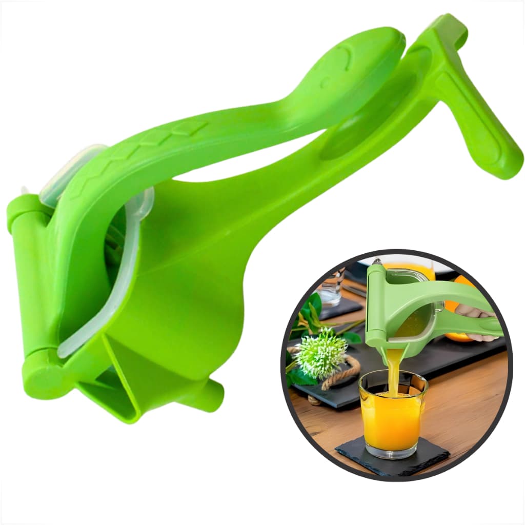 Espremedor de Frutas Suco Natural Laranja Limão Manual Plástico Prático Fácil Multiuso Cozinha