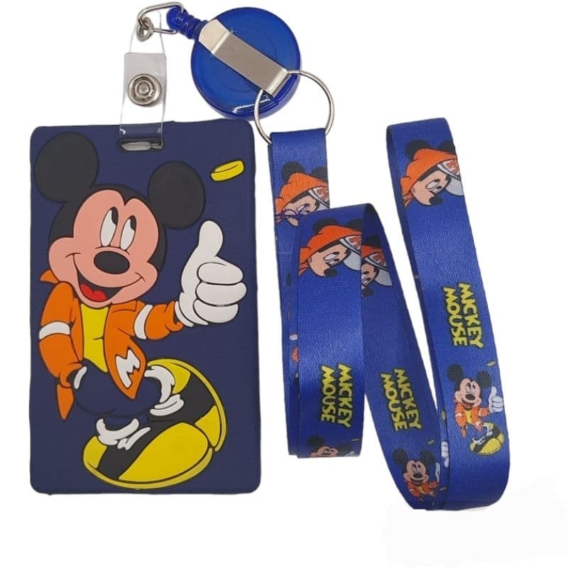 Crachá  ou Porta crachá Bilhete Único Personalizado Mickey Mouse - Minnie /Porta Cartão