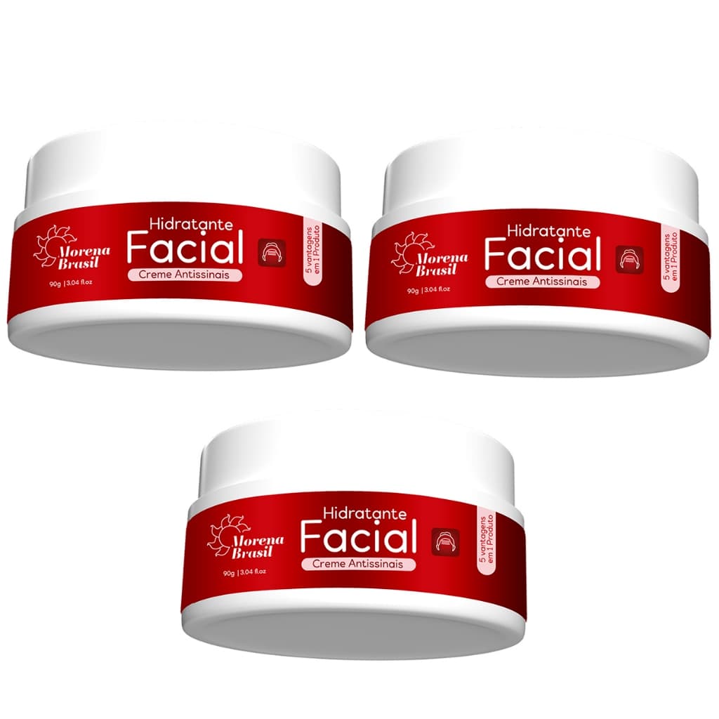 Kit 3 Creme Antissinais Revitalize Sua Pele | Morena Brasil 🔅 Nutrição e Hidratação Diária