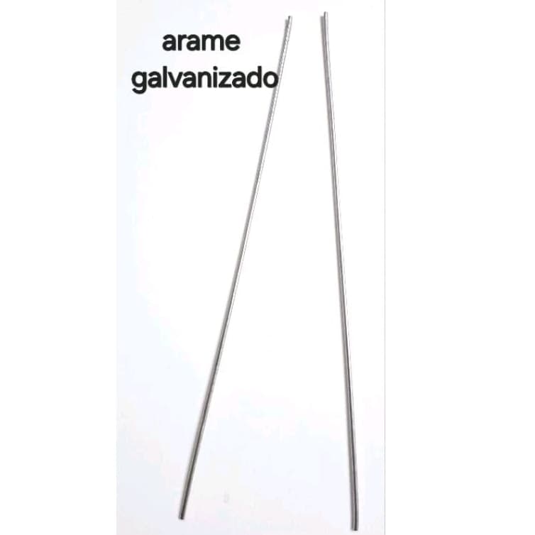 100 haste de arame 2.4mmgalvanizado 100pecas