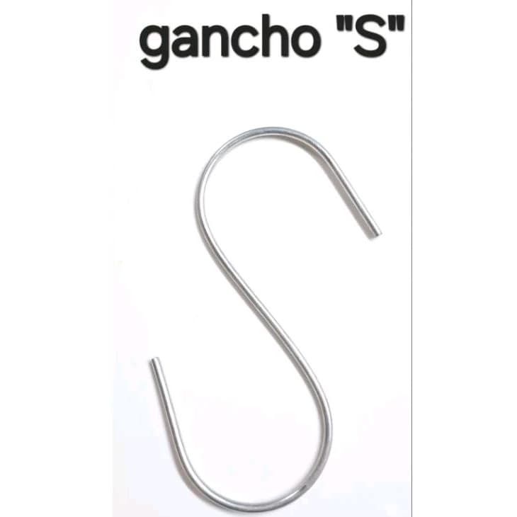 5 ganchos arame galvanizado tamanho grande