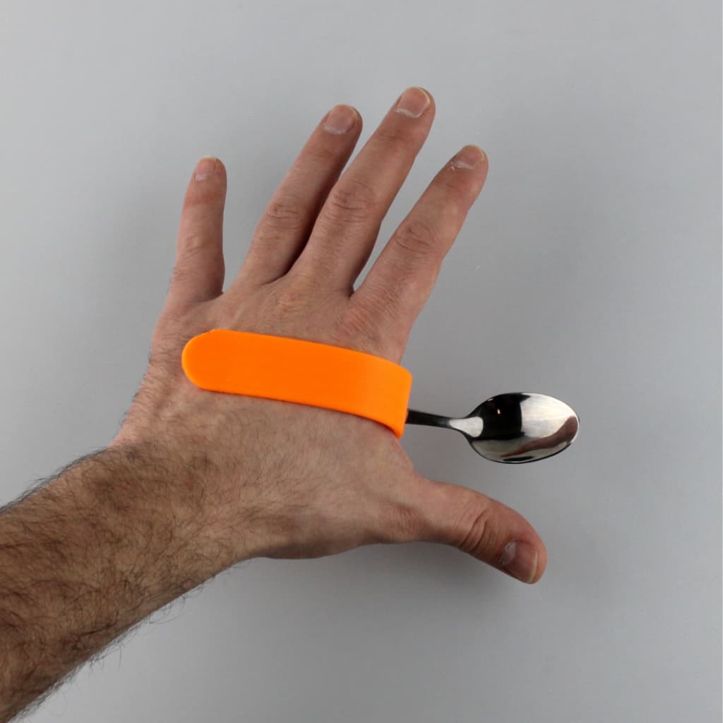 Suporte de Talheres para Pessoas com Deficiência, Idosos e Parkinson.