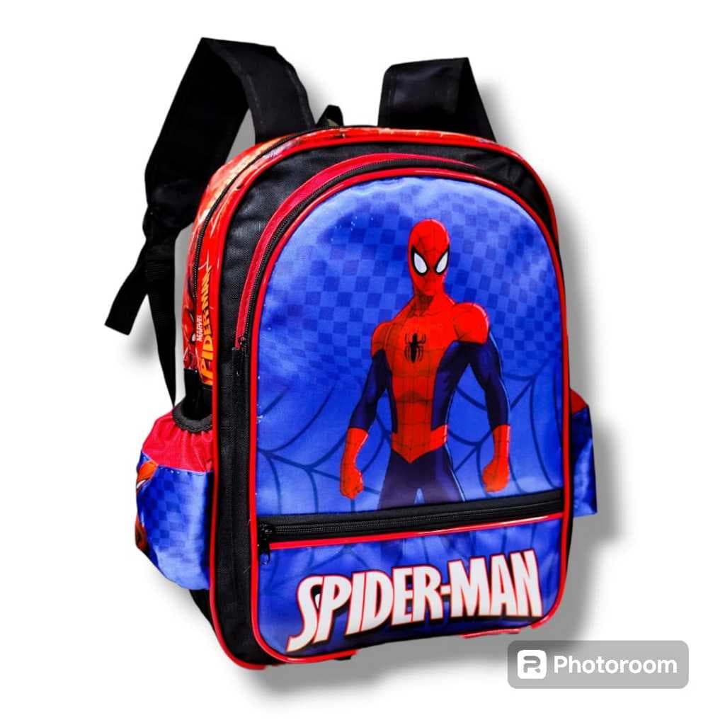 Mochila infantil escolar de costa homen aranha mochila grande