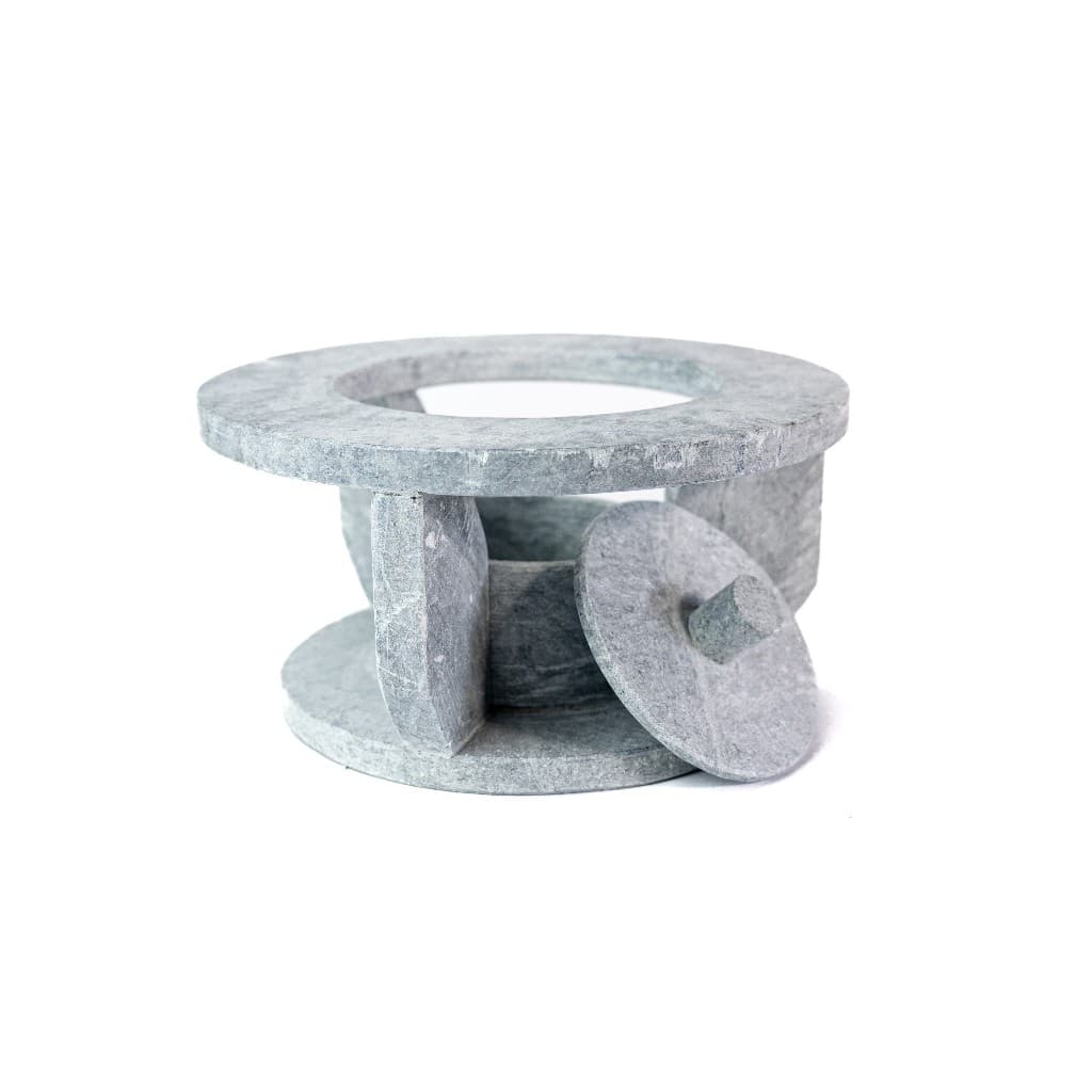 Fogareiro de Pedra Sabão 10,5cm - Diâmetro: 20cm