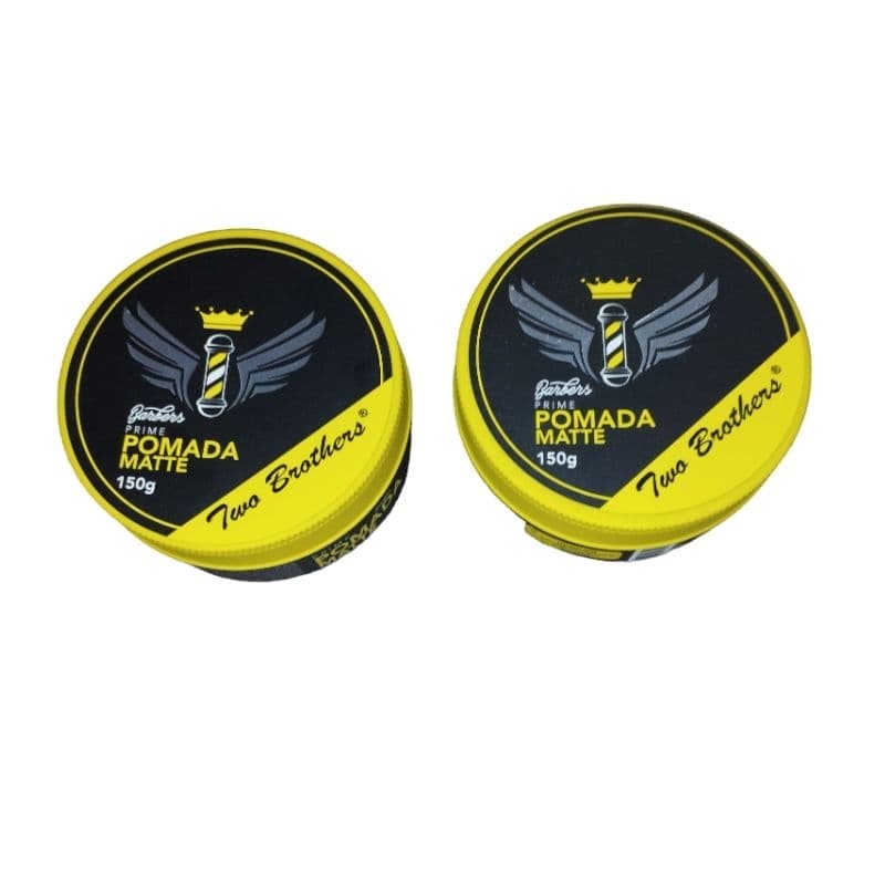 2 Cera Matte Prime 150g Para Modelar E Fixar Cabelo Brothers Profissional