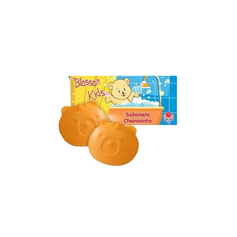 Caixa com 2 sabonetes em barra Blosson Kids de 80g cada Blosson ville