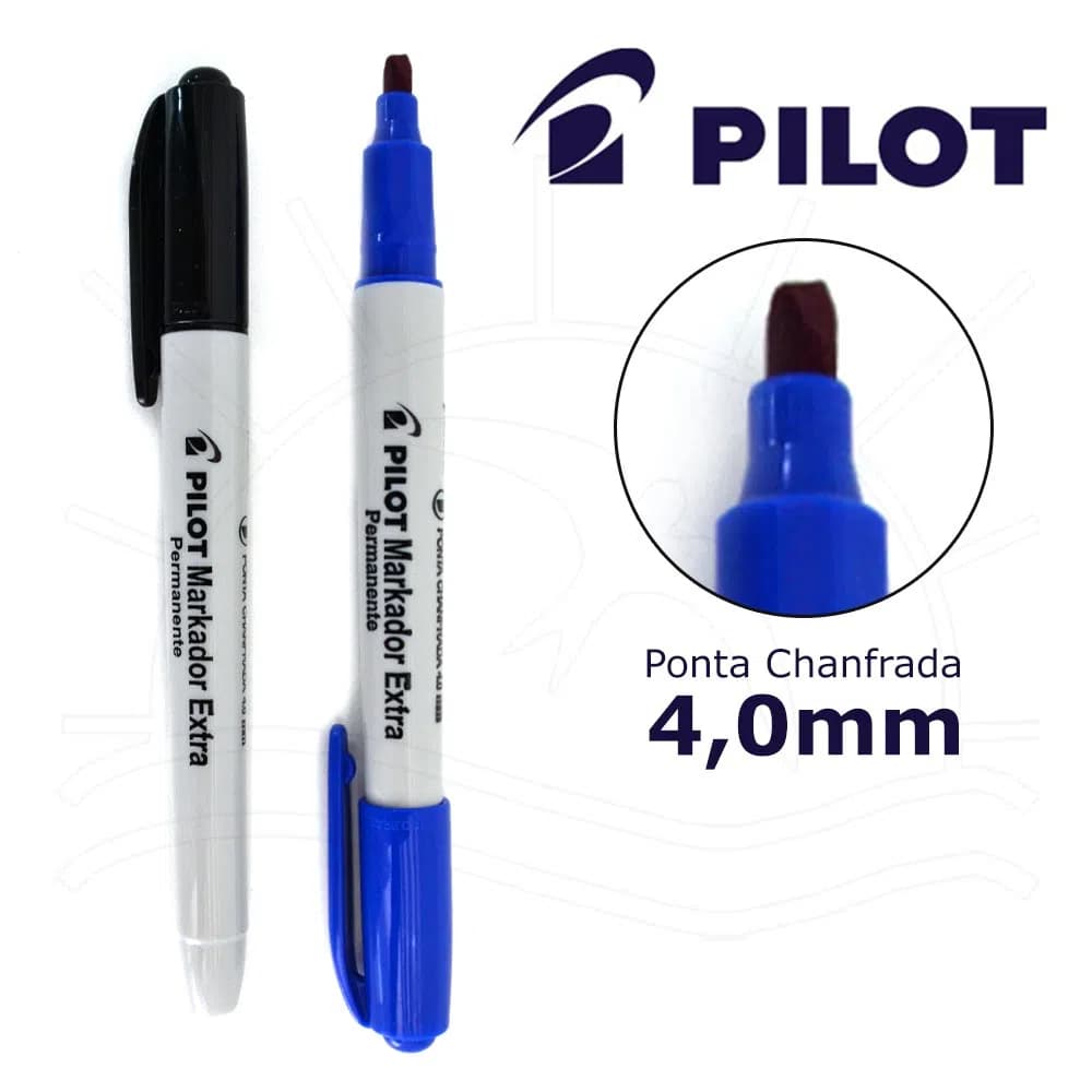 Marcador Extra Permanente Ponta Chanfrada 4.0 mm - Pilot