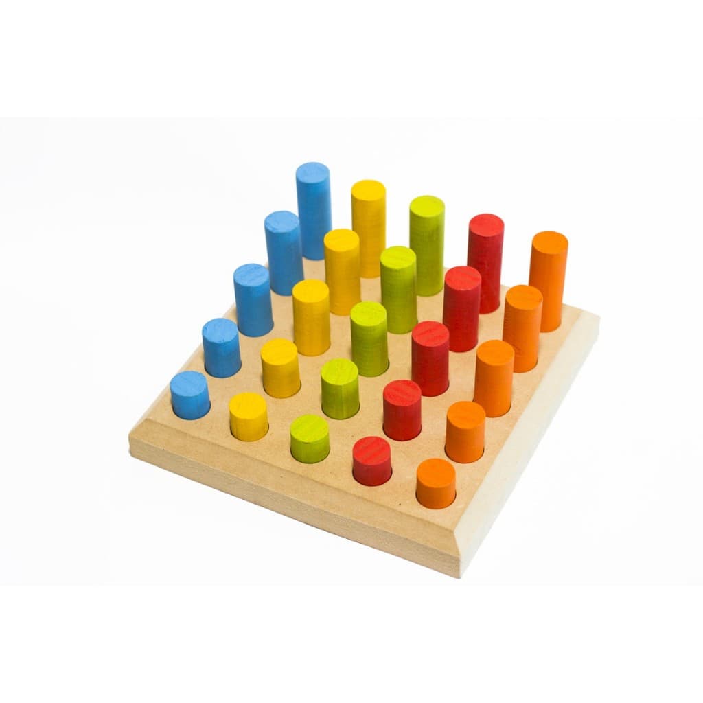Pinos de Encaixe Brinquedo Colorido Educativo Montessori Infantil Pedagógico