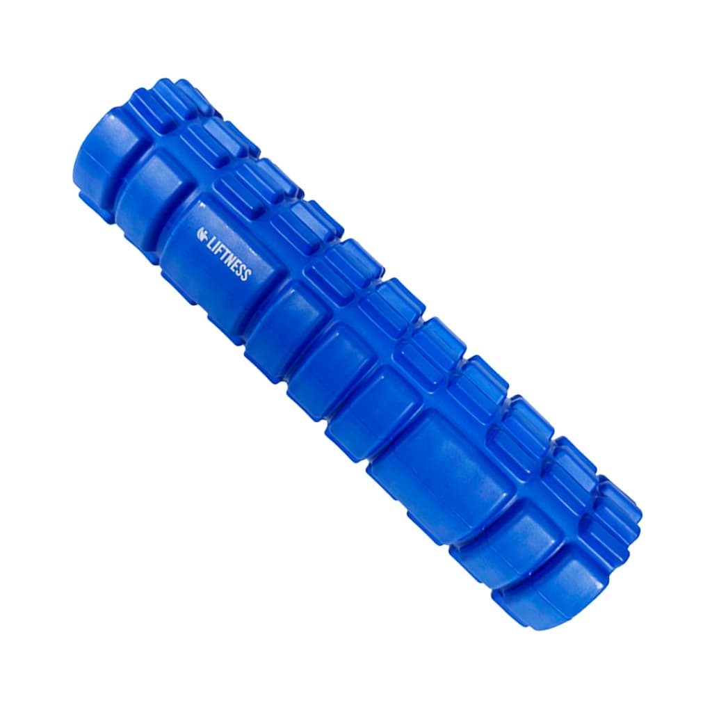 ROLO PARA LIBERAÇÃO MIOFASCIAL YOGA PILATES FUNCIONAL 30x8CM AZUL