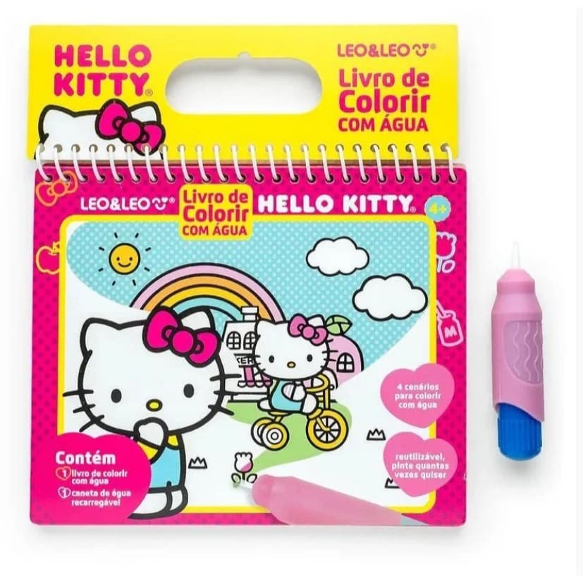 Livro De Colorir Com Água - temas variados - LIVRO PARA CRIANÇA PINTAR COM ÁGUA