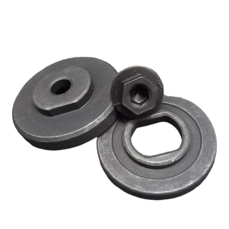 kit de flanges + parafuso rosca esquerda  para serra mármore Bosch.(compatível com marca Bosch)
