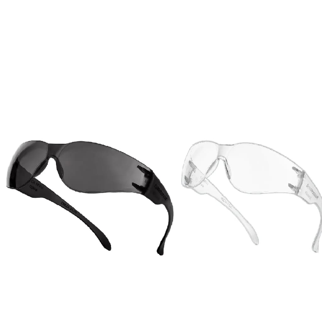 Oculos Protecao Summer Delta Plus Incolor Fume Seguranca EPI Obras Construcao Laboratorio
