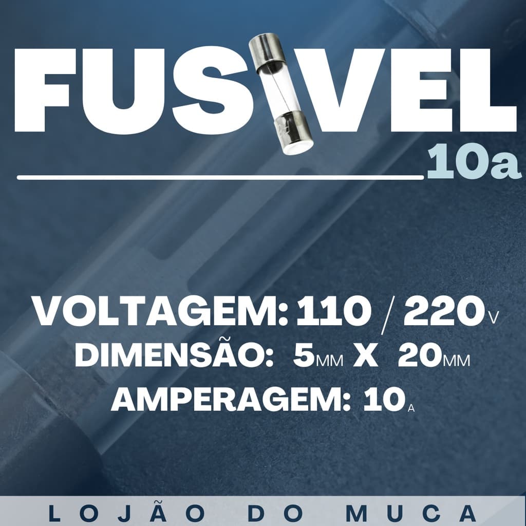 Fusível Para Filtro De Linha (kit Com 5 E Com 10)