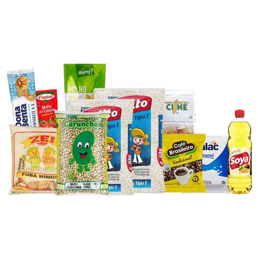 Cesta Básica Premium Essencial - 11 Itens de Qualidade Superior Completa
