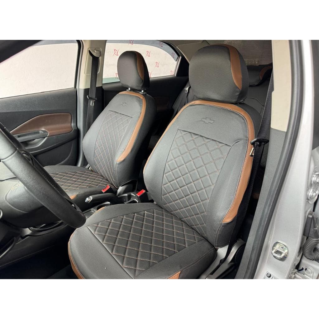 Capa de couro banco Chevrolet Cobalt ( BI PARTIDO)