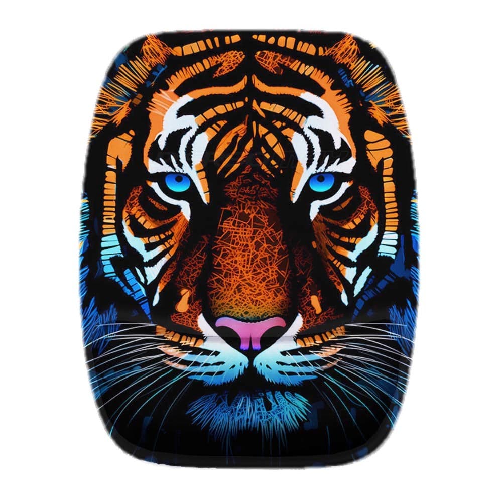 Mouse Pad Tigre Selvagem Tiger Animal Ergonômico com Apoio de Pulso