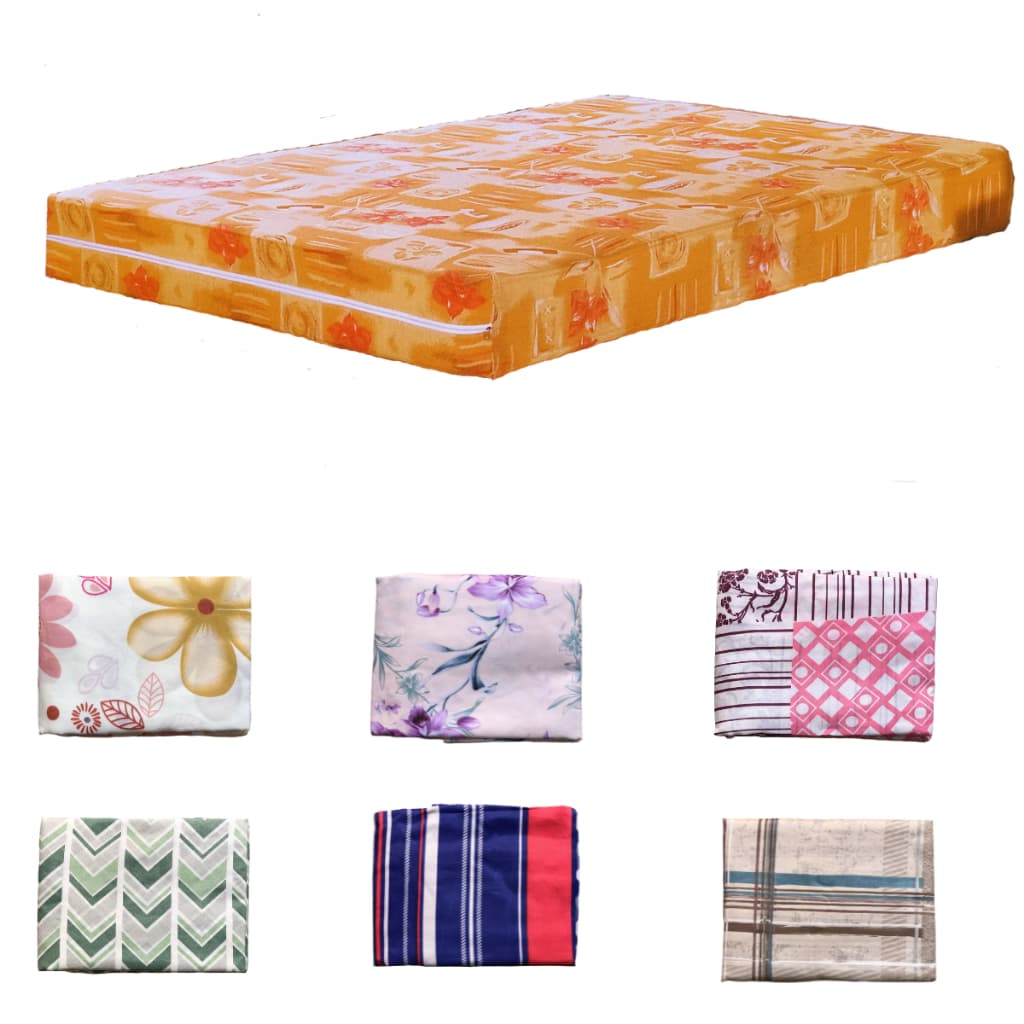 Capa Para Colchão Solteiro Padrão Estampada Zíper 20cm Altura Capa Protetor Casa Cama