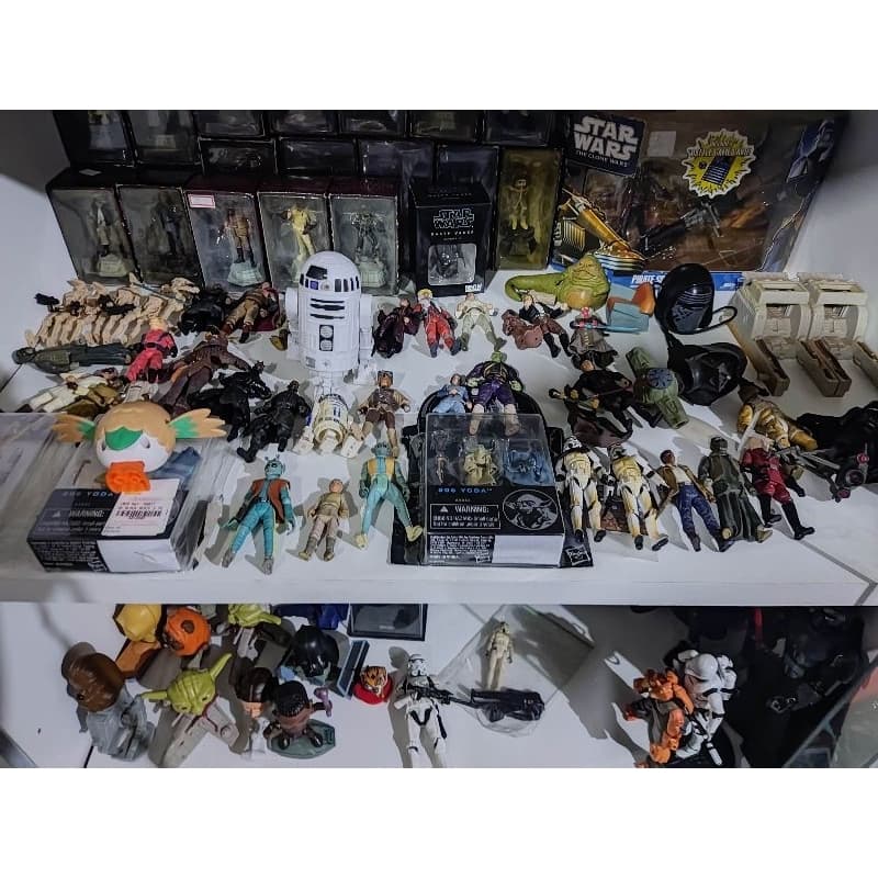 Coleção bonecos Star Wars 1/18 hasbro