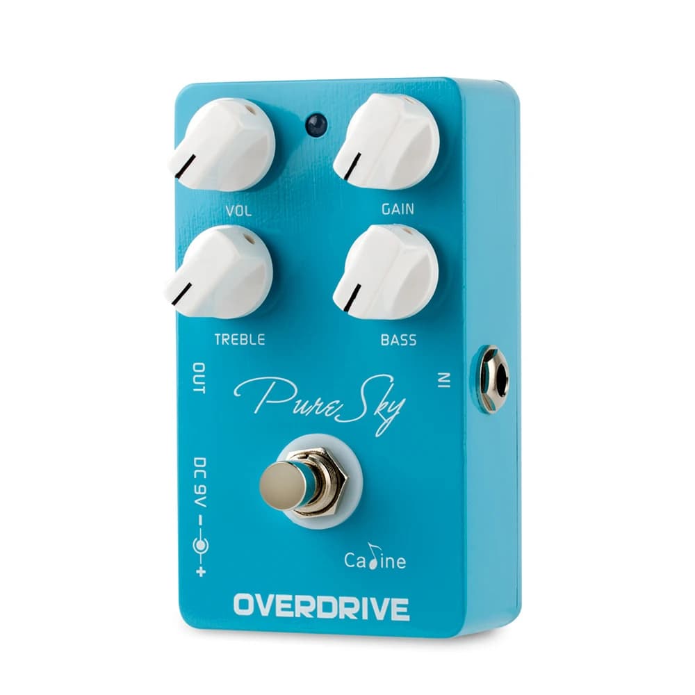 Pedal de guitarra Caline Pure Sky OD Pedal de efeito de guitarra Pure And Clean Overdrive True Bypass Acessórios para