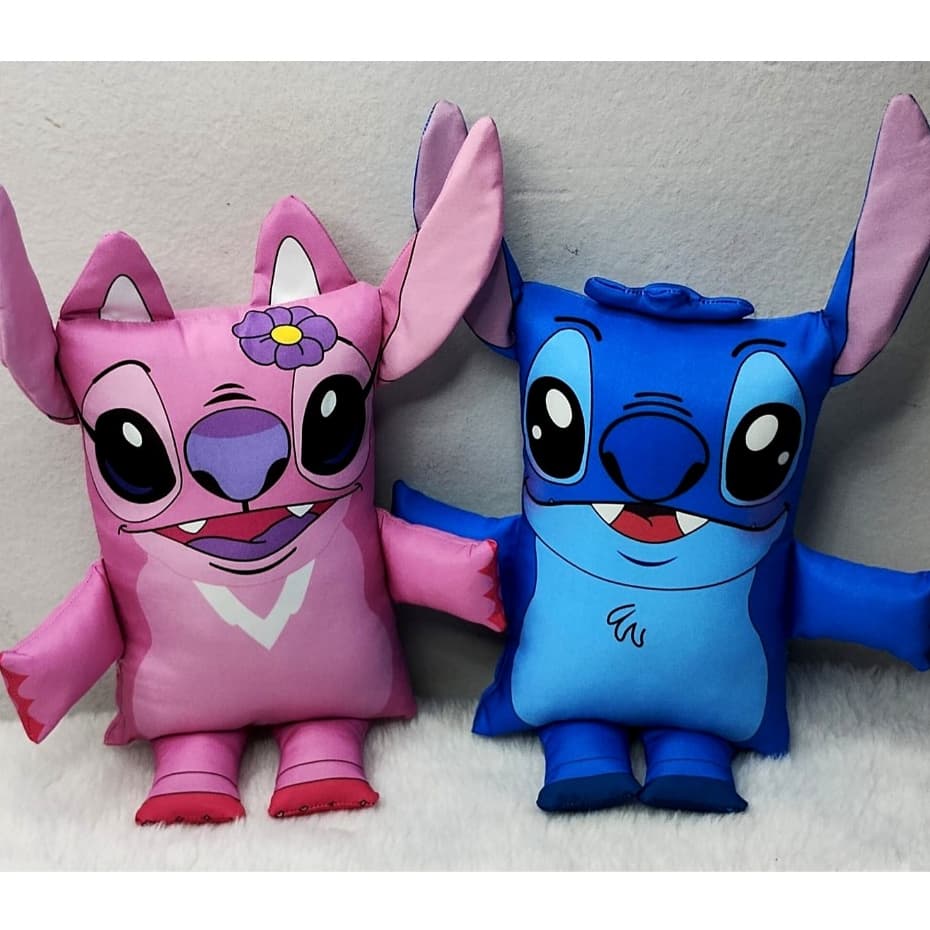 NANINHAS STITCH E ANGEL BONECO NANINHAS ALMOFADAS PELUCIA BRINQUEDOS