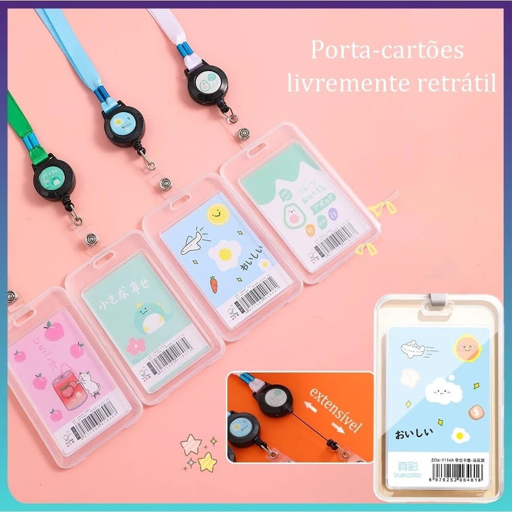Porta -Cartões coloridos Material de silicone ，ajustável