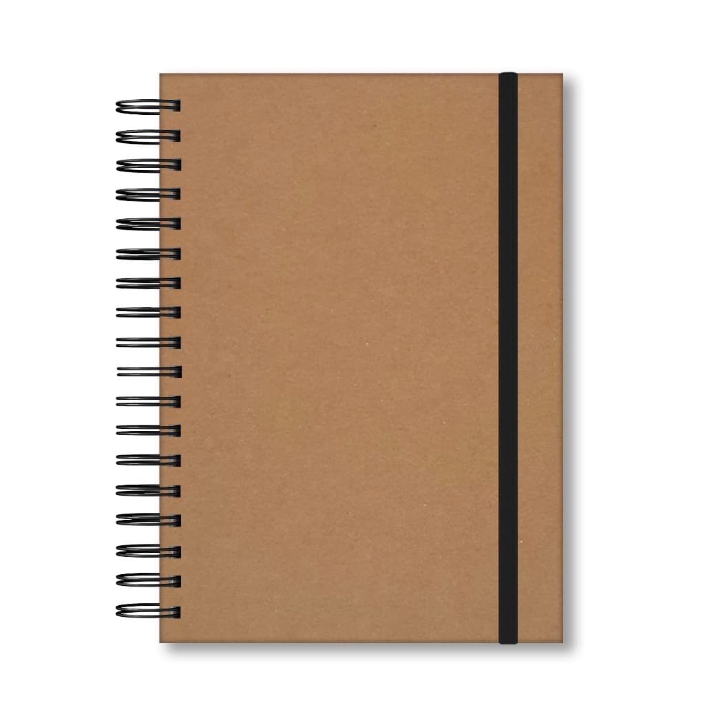 CADERNO PONTILHADO BULLET JOURNAL 17X24cm KRAFT FOLHAS 120g
