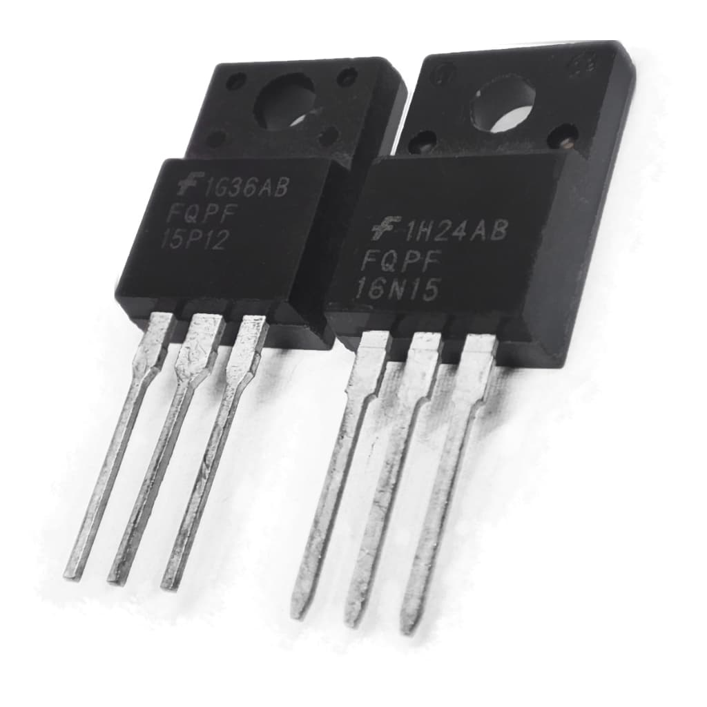 Par Transistores Mosfet Fqpf16n15 + Fqpf15p12 To220f
