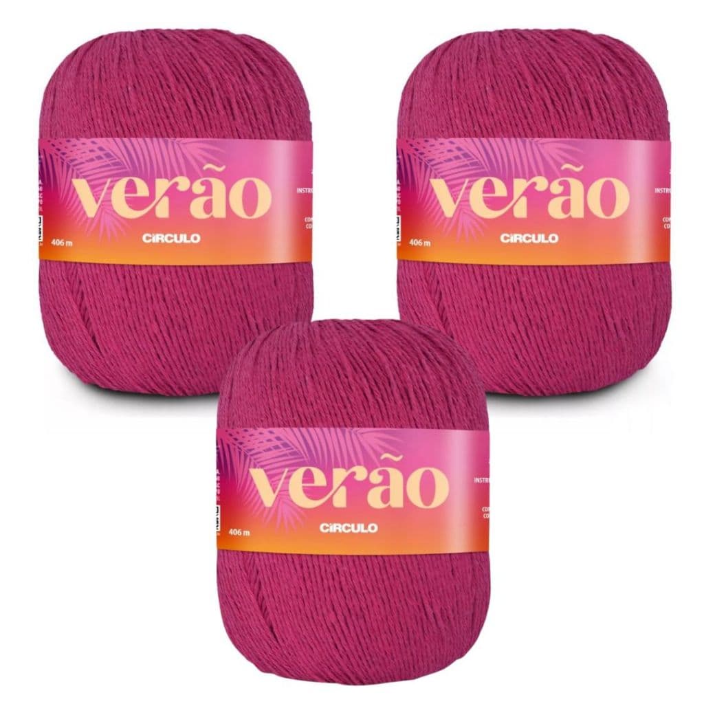 Kit 3un Fio Verão Círculo 366m