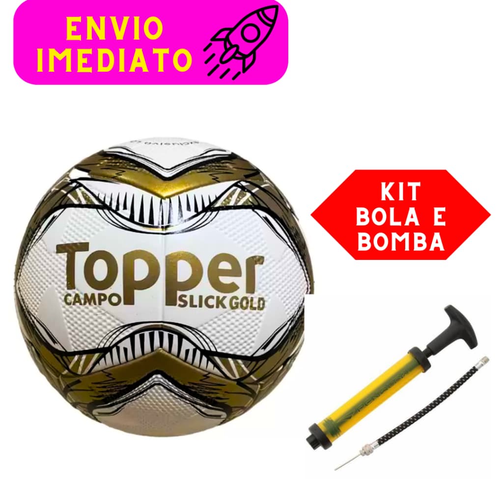 Kit Bola e Bomba 02 Peças Bola Modelo Original Recreação Esportes Kit de Alta Qualidade Futebol