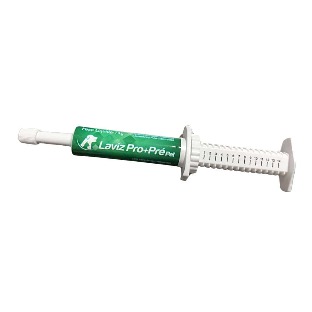 Probiótico para Cachorro Gato Laviz Pro+Pre Pet Lavizoo 14g