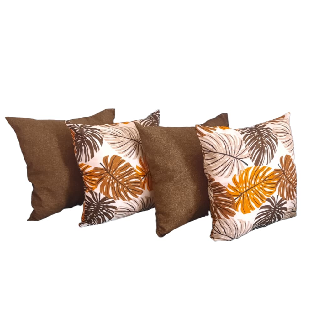 Kit Com 6 Capas De Almofada Decorativa Com Zíper